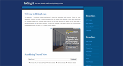 Desktop Screenshot of hidingit.com